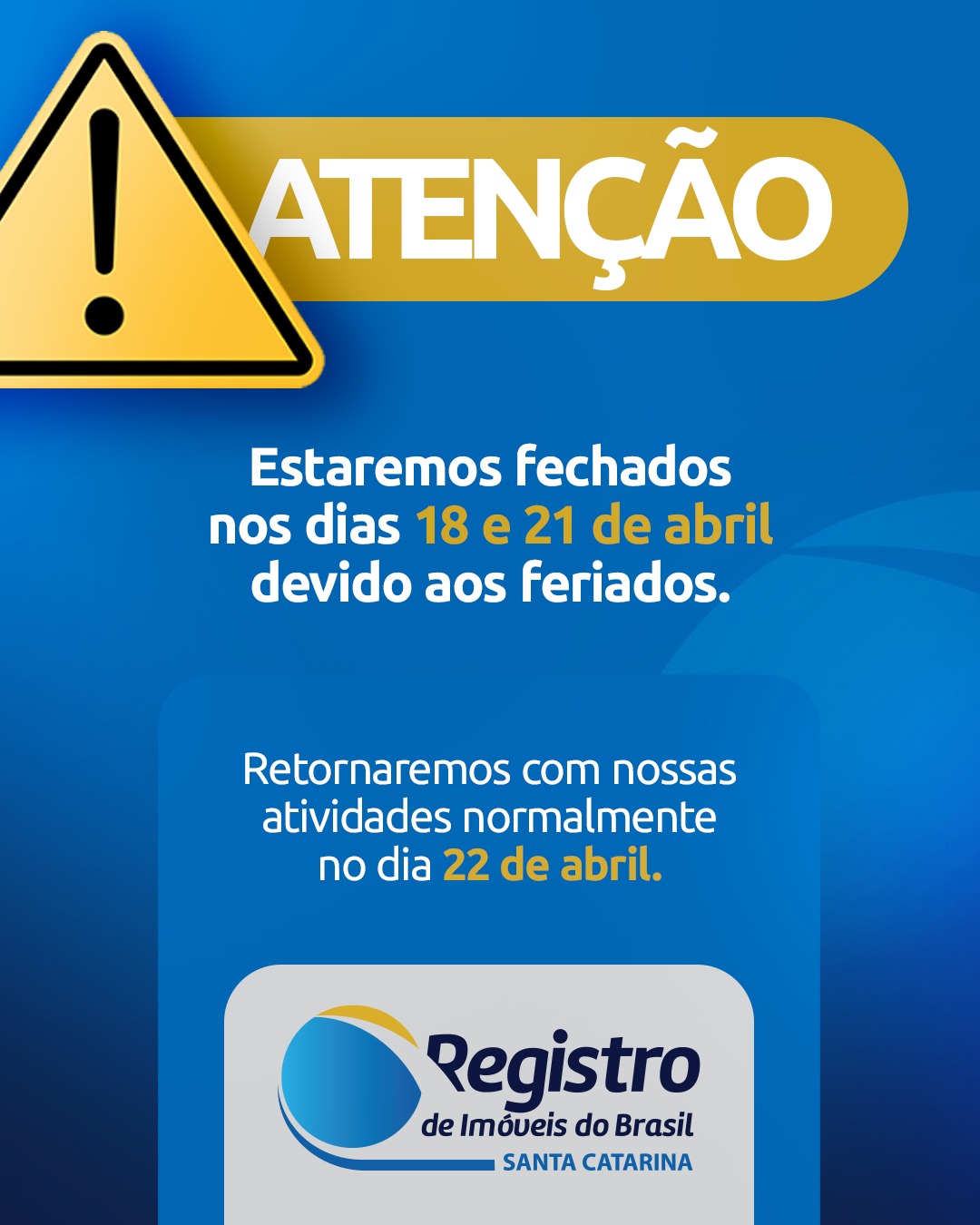 Feriado Páscoa